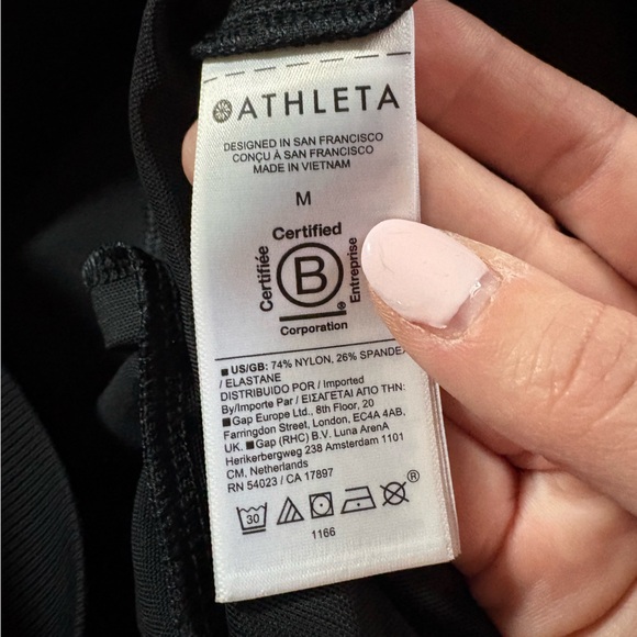 Athleta Venice Flare Athletic Leggings NWOT Black Size M - Picture 14 of 14